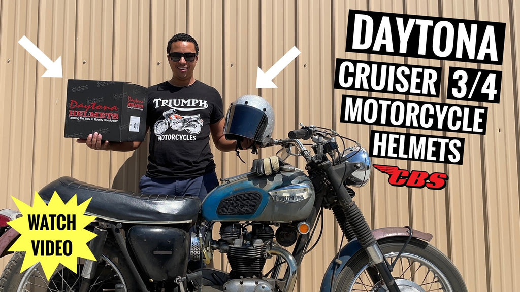 Daytona "Cruiser" 3/4 Motorcycle Helmets Daytona "Cruiser" 3/4 Motorcycle Helmets