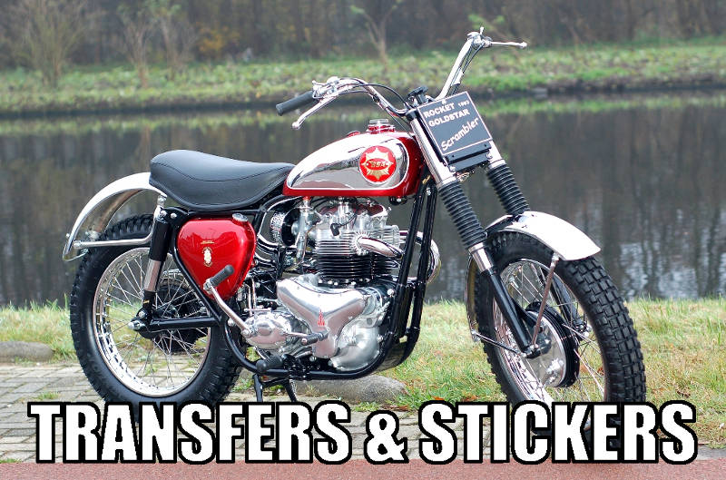 Transfers & Stickers For Classic Triumph, BSA & Norrton