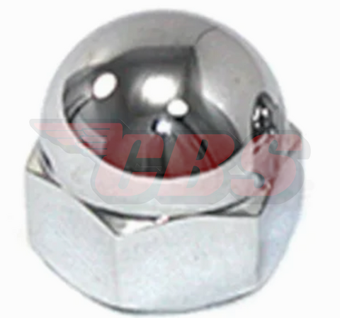 Triumph 650 750 Rocker Oil Feed Line Chrome Nuts