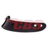 Mini Scoop Visor - Gloss Black