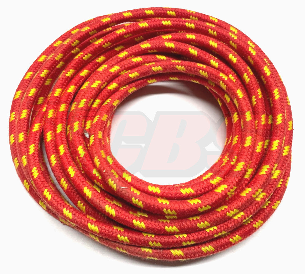 7MM Cloth Covered Spark Plug Wire 1'