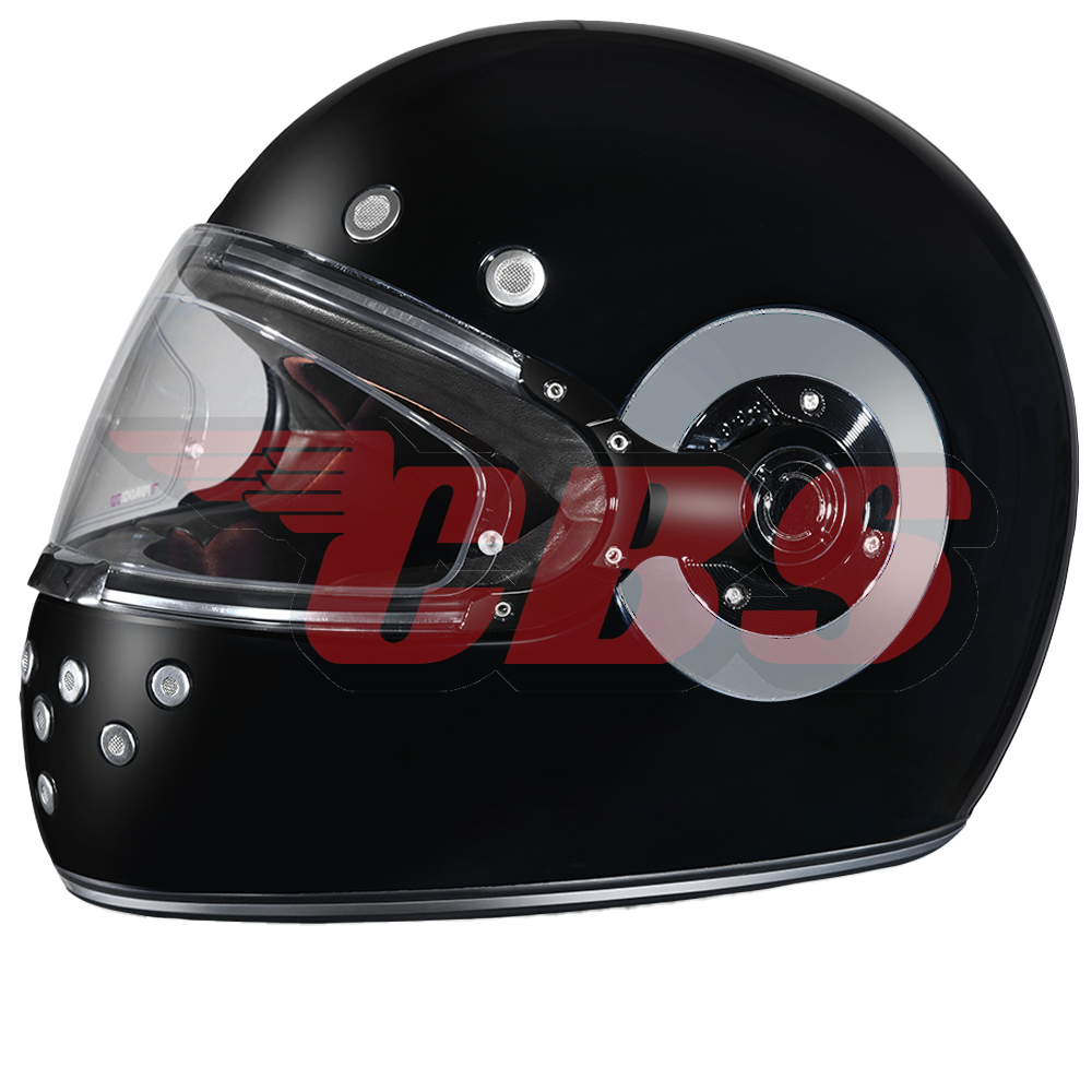 classic full face motorcycle helmet Daytona Retro Flames Helmet, L Moisture Wicking Fabric Keeps Your Head Cooler And More Comfortable Daytona "Retro" Full Face Motorcycle