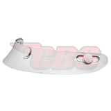 Mini Scoop Visor - Chrome