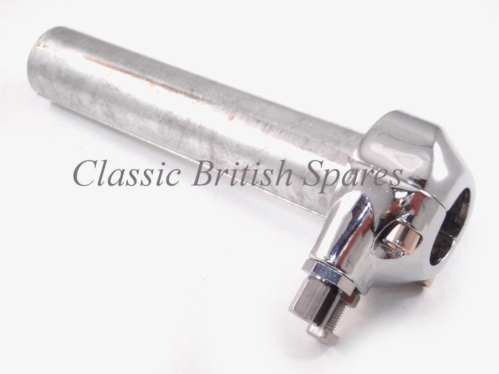 Amal Type 7/8" Chrome Single Cable Throttle Assembly