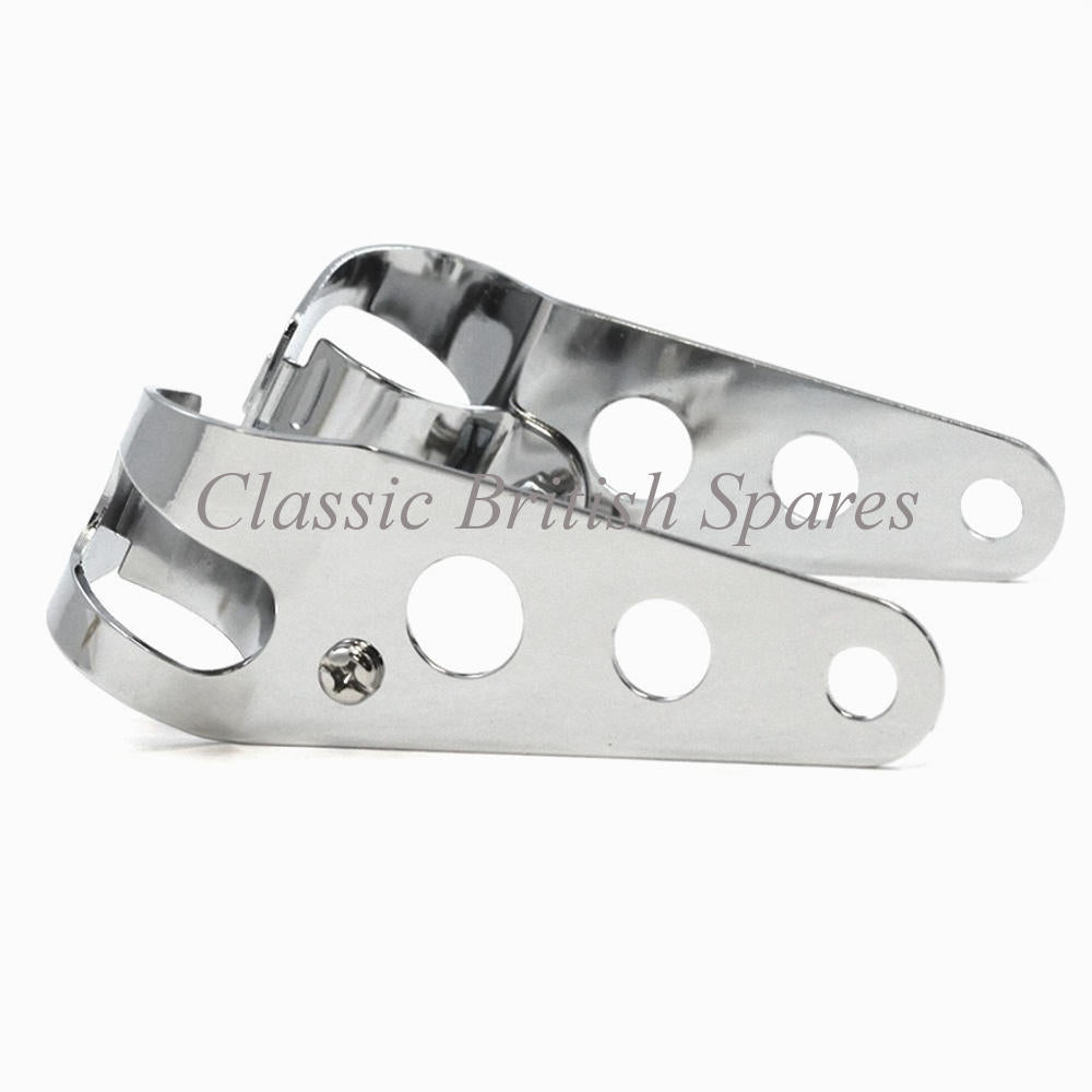 52mm 53mm CNC Brushed Aluminium - Silver - Fork Mounted Motorcycle Motorbike Headlight Brackets : Buy Online At Best Price In KSA - Souq Is Now