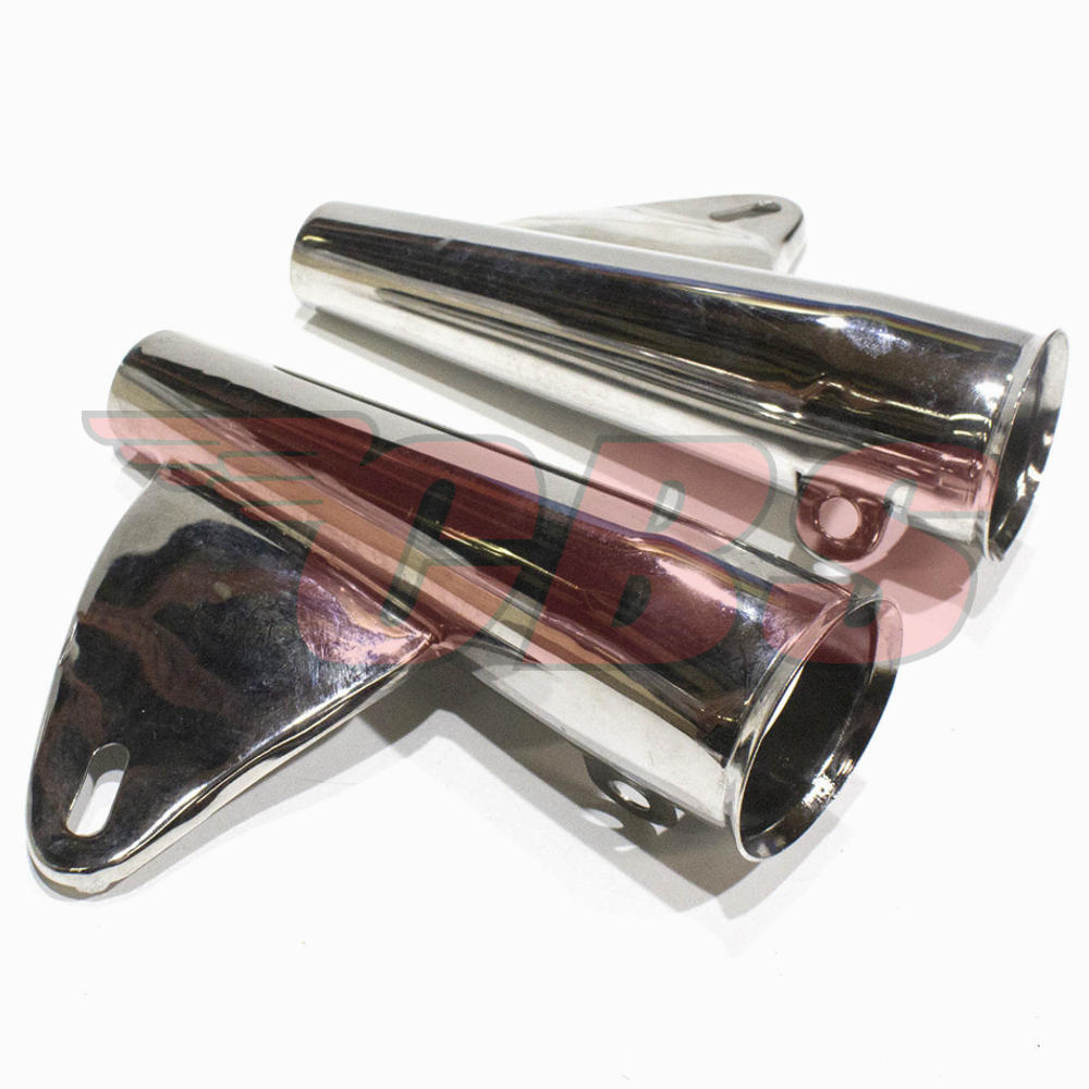 68-5059 & 68-5060 BSA Headlight Brackets - Chrome