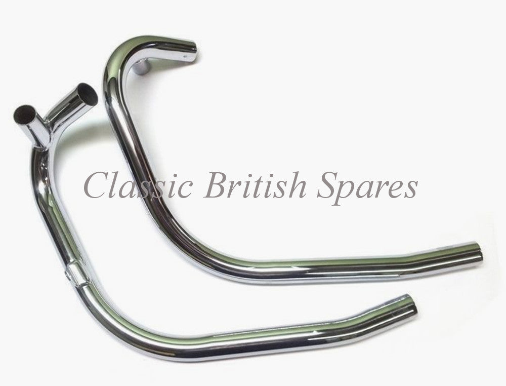 Triumph TR7 / T140 Chrome Exhaust Pipes 71-3755/8