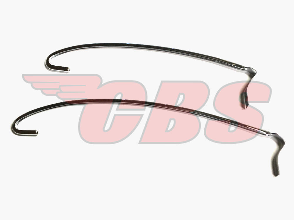 BSA Gas Tank Center Chrome Trim Strips - (1) - Choose Trim Type /  Application
