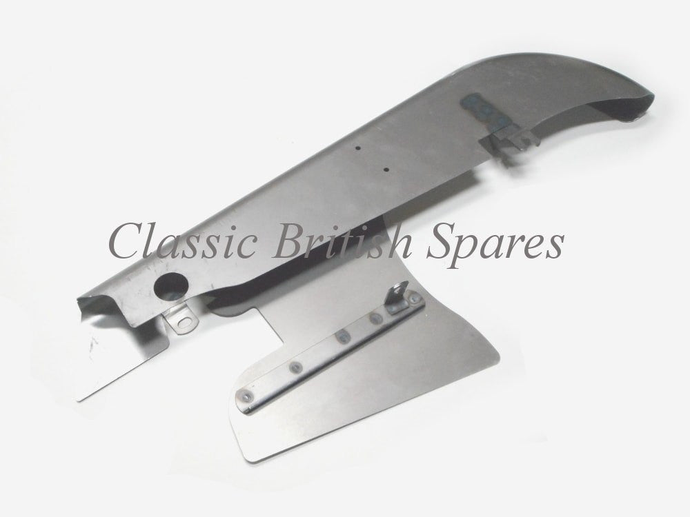 Triumph 650 Twins Rear Skirted Chainguard Bare Steel 82-7067 1964