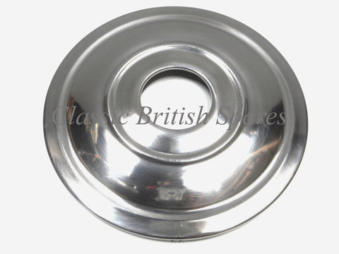 Triumph 7" (SLS) Front Stainless Steel Hub Cap Cover (1) -  37-1334 - T90 /  T100 / 3TA