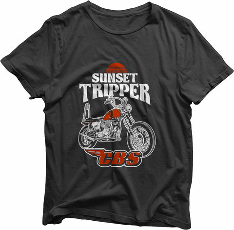 Triumph Sunset Tripper T-Shirt - Black