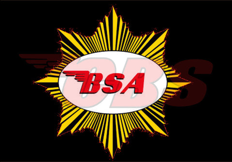 BSA Goldstar Flag - Black