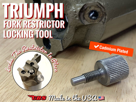 Triumph Front Fork Restrictor Damper Locking Tool By CBS - (1)