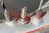 Schrader Valve Inner Tube Nuts - Cross-Hatch Knurl
