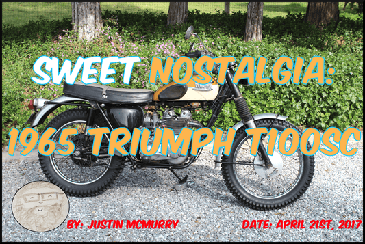 1965 Triumph T100SC Blog