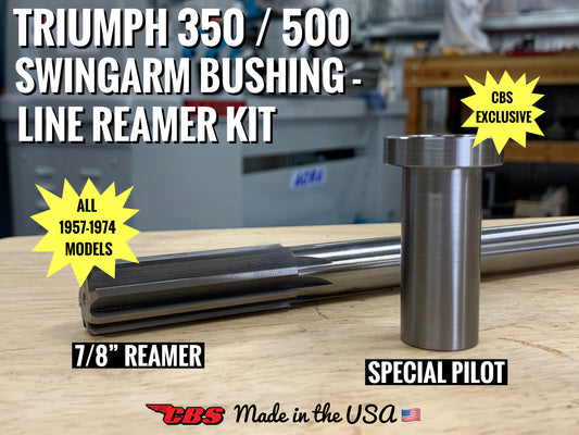 New Product: Triumph 350 / 500 Swingarm Bushing Reamer Kits