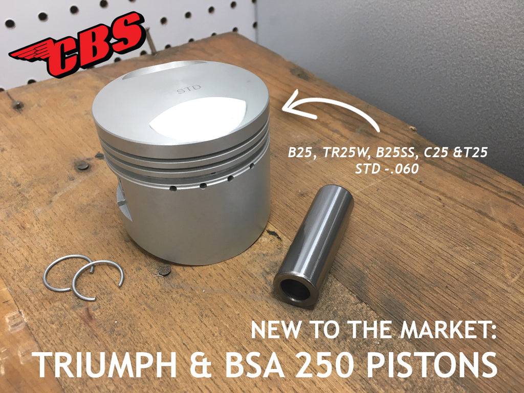 New To The Market: Triumph & BSA 250 Pistons