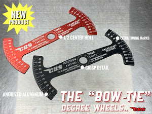 New Product: "Bow-Tie" Ignition Timing Degree Wheels by CBS