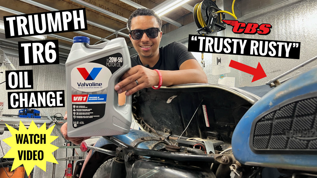 Triumph TR6 Oil Change (Trusty Rusty)
