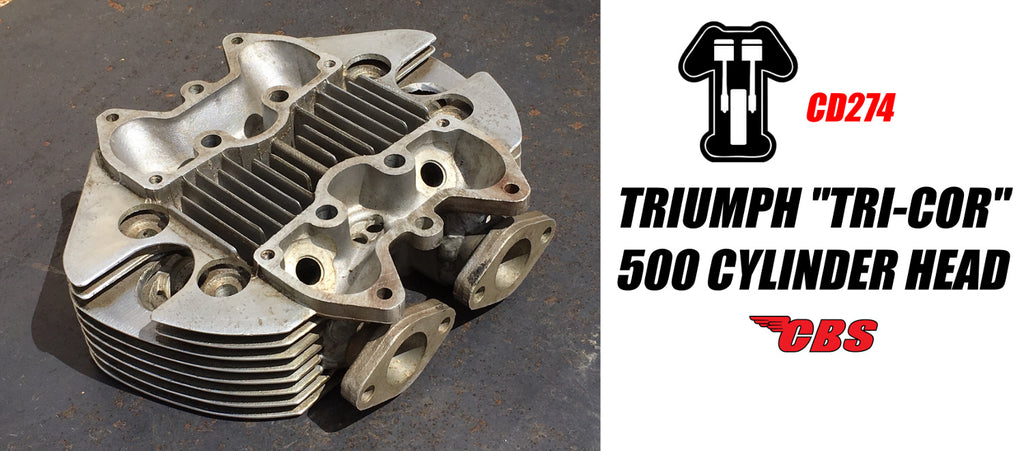 Triumph “Tri-Cor” 500 Cylinder Head (CD274)