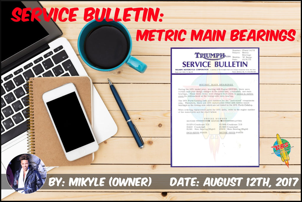 Service Bulletin: Metric Main Bearings