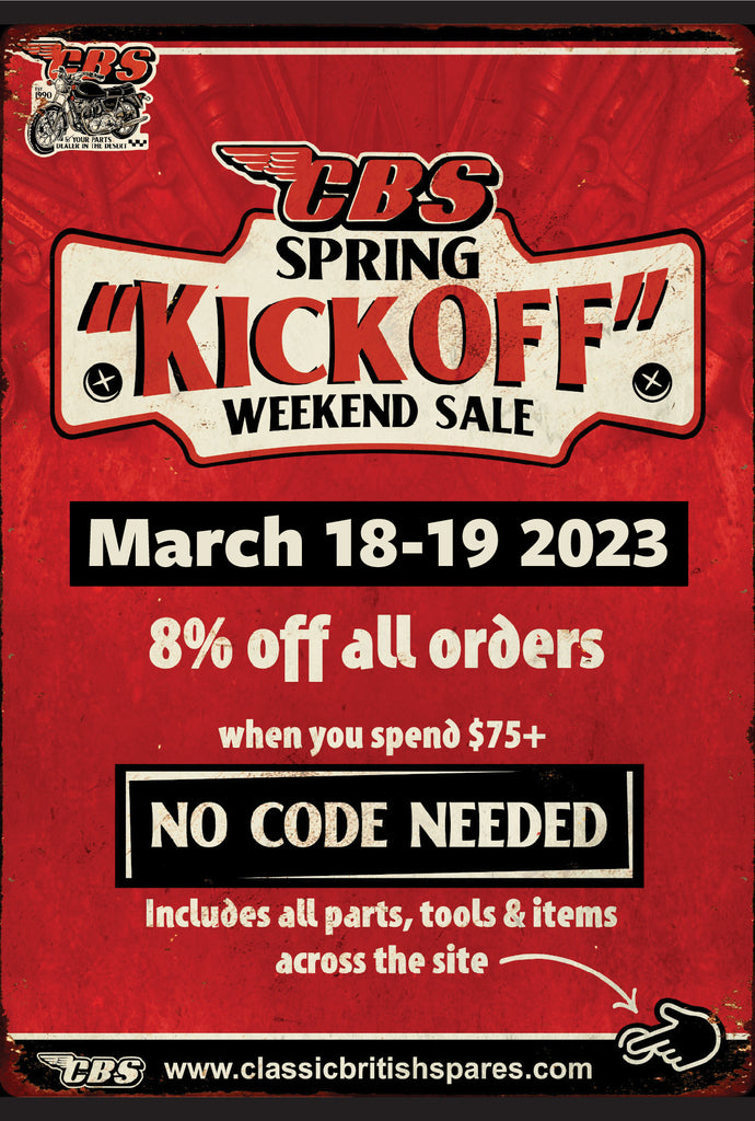 Spring "Kickoff" Weekend Sale - 2023