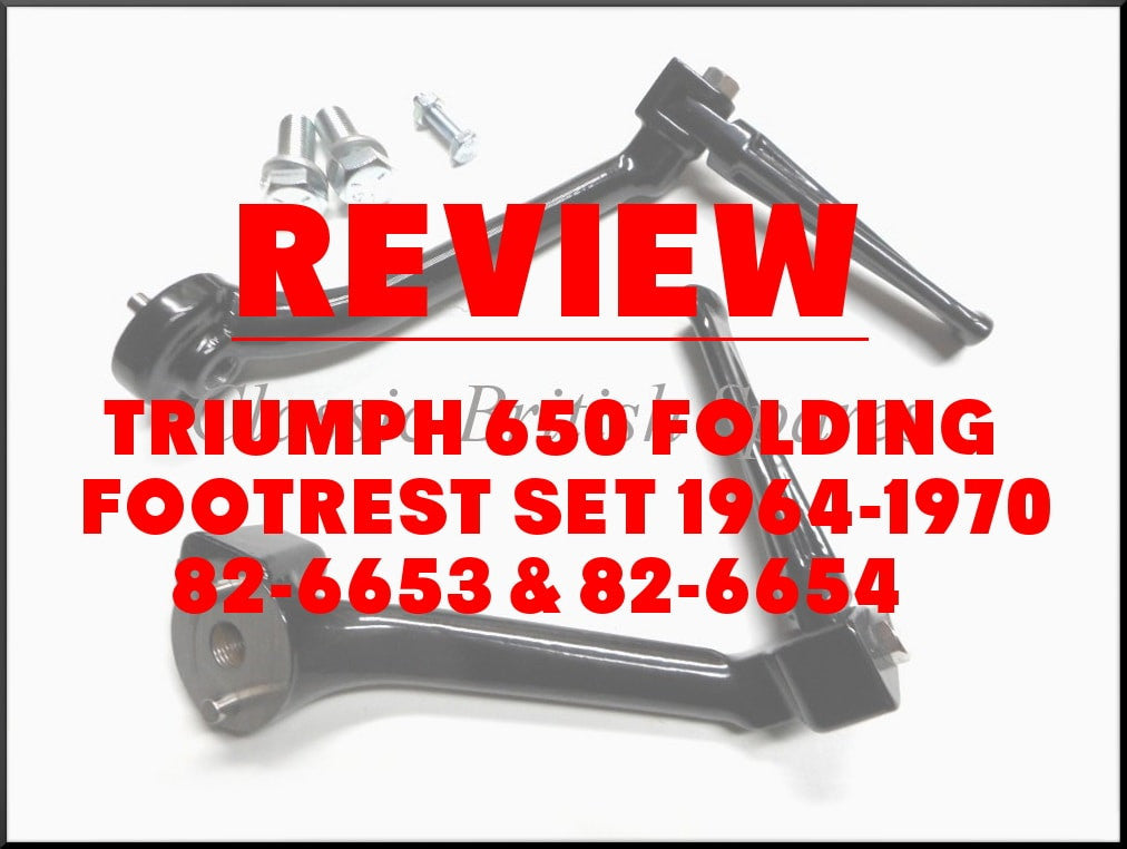 Review: Triumph 650 Folding Footrest Set 1964-70