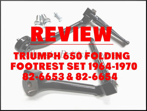 Review: Triumph 650 Folding Footrest Set 1964-70