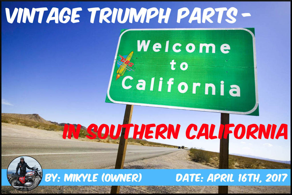Vintage Triumph Parts In Southern California