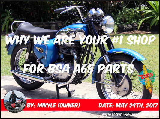 BSA A65 Parts Blog Banner