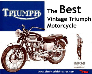 Triumph - The Best Motorcycle In The World - Vintage Motorcycle Advertising The Motorcycle Magazine Image502974542 - Foto 2