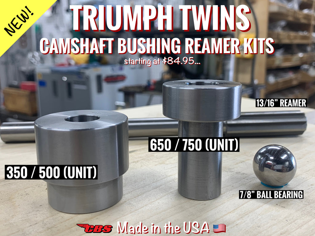 New Product: Triumph Twins Camshaft Bushing Reamer Kits