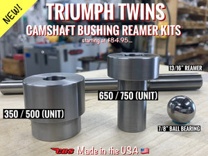 New Product: Triumph Twins Camshaft Bushing Reamer Kits