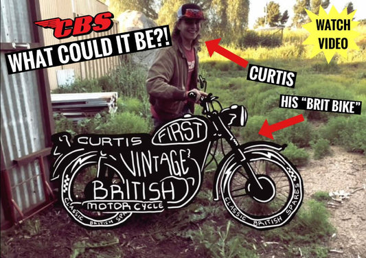 Curtis’s First Vintage British Motorcycle Video