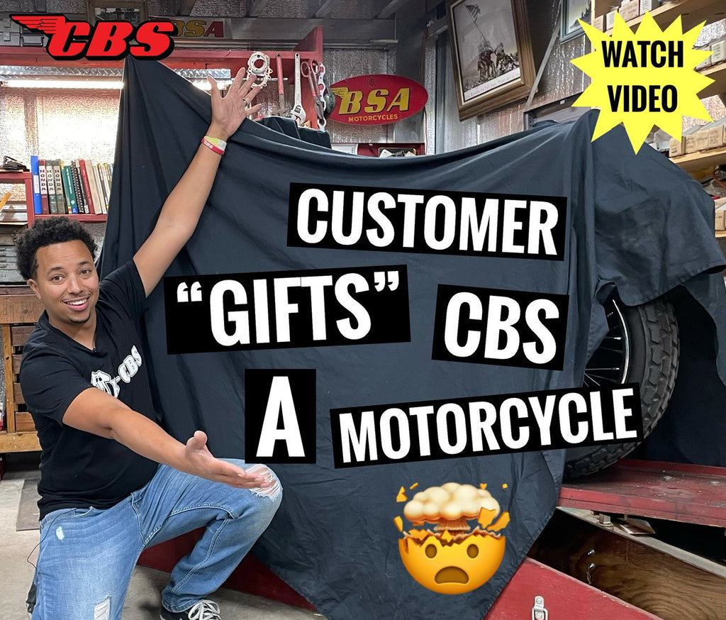 Customer "Gifts" CBS A Motorcycle
