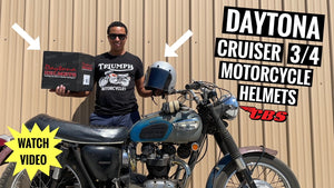 Daytona "Cruiser" 3/4 Motorcycle Helmets