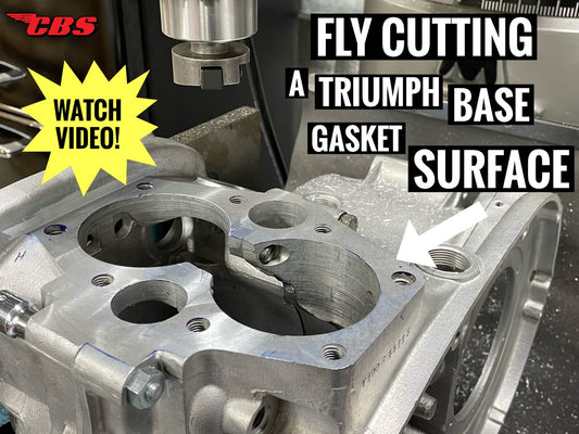 Blog Cover - Fly Cutting A Triumph Base Gasket Surface
