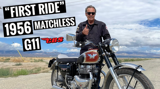 1956 Matchless G11 - First Ride