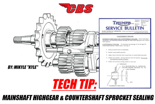 Mainshaft Highgear & Countershaft Sprocket Sealing