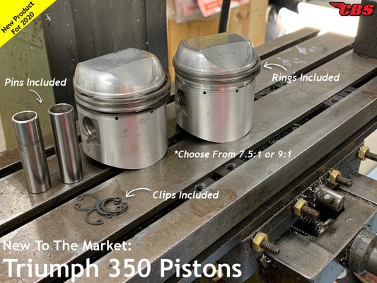 Triumph 350 Unit Pistons