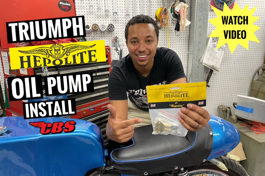 Triumph Hepolite Oil Pump Install