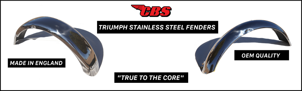 Triumph Stainless Steel Fenders