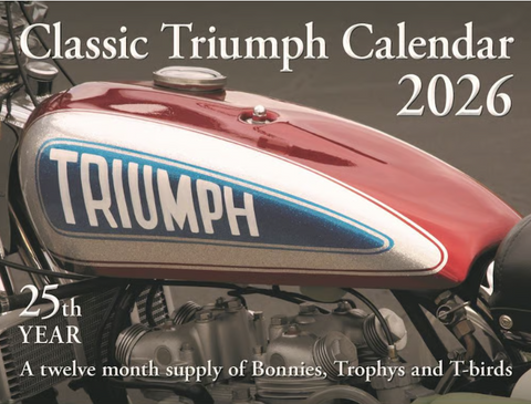 2026 Classic Triumph Motorcycle Calendar