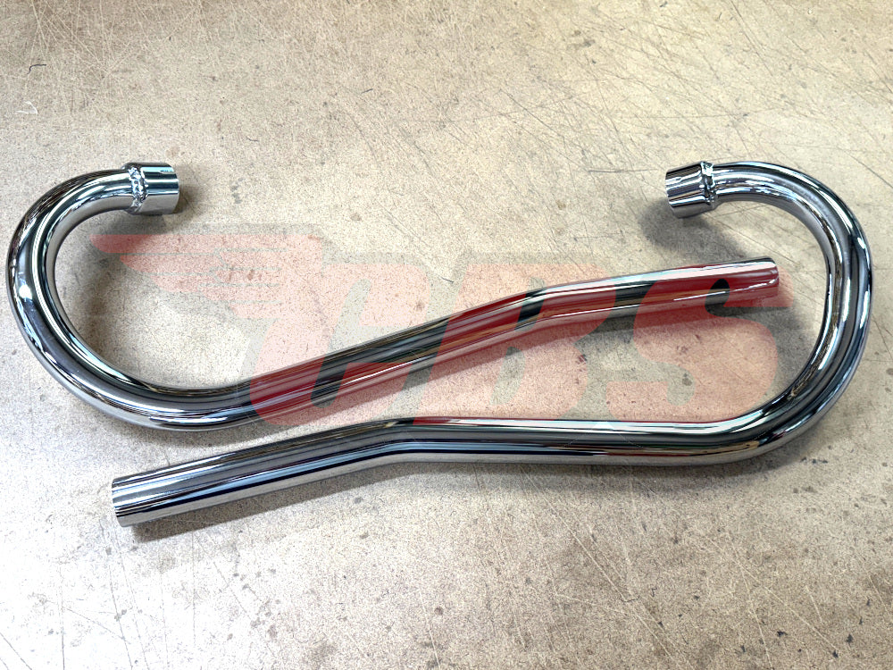 Triumph 500 / 650 “High-Level” Exhaust Pipes - T100C / TR6C  - Choose Year / Model & Application