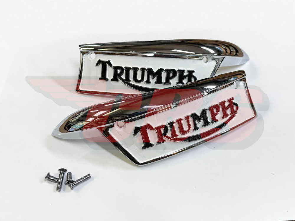 Triumph Gas Tank Badges By EMGO 82-9700