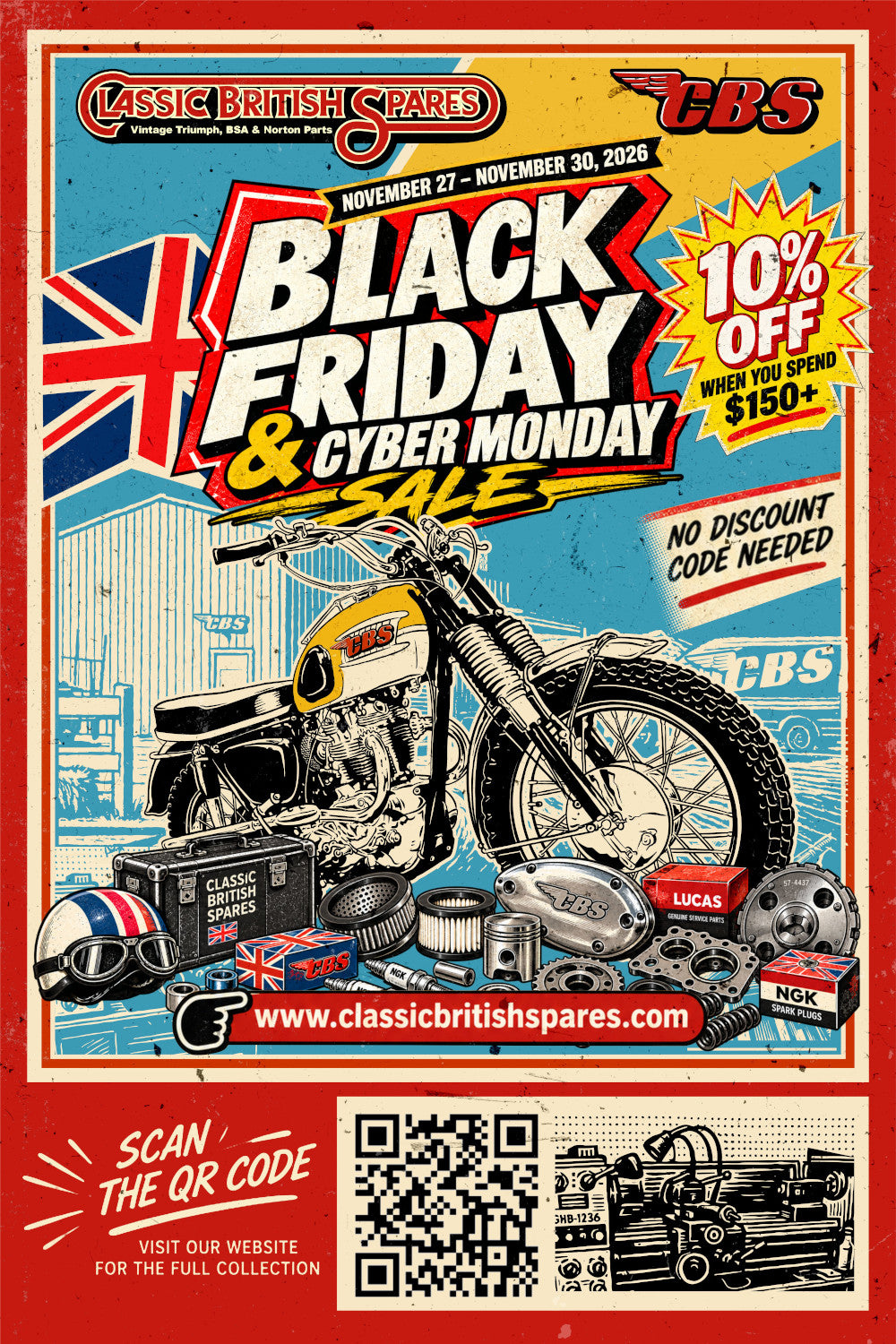 Your Vintage Triumph Parts & BSA Motorcycle Spares Specialist