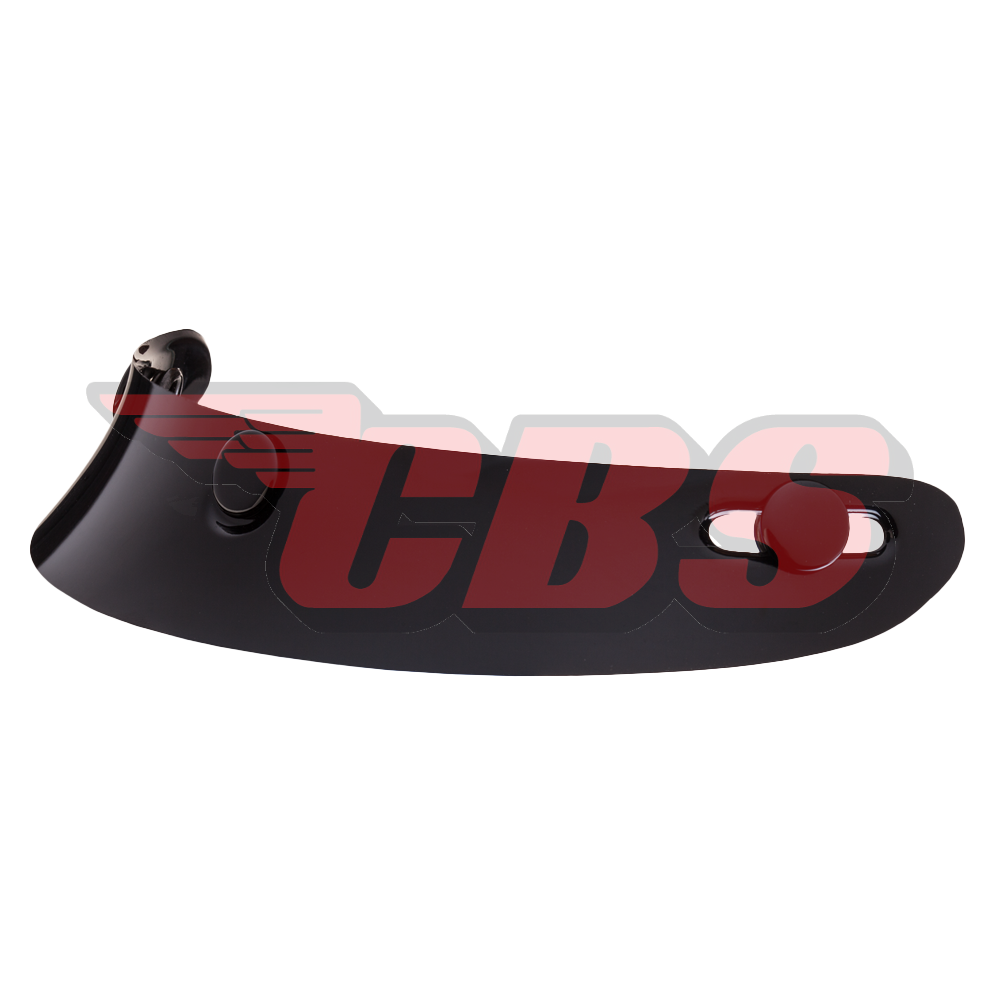 Mini Scoop Visor - Gloss Black