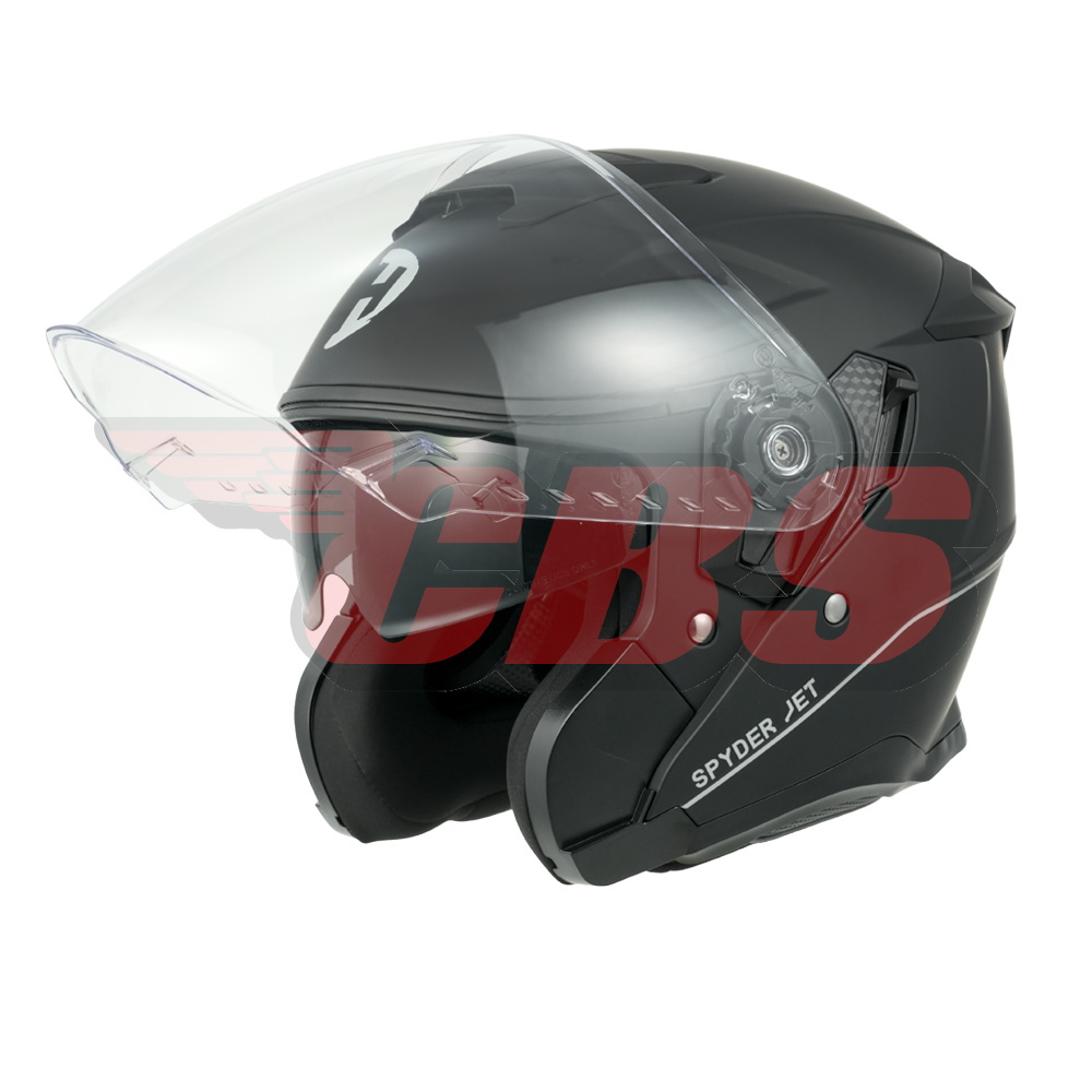 Daytona "Spyder Jet" 3/4 Motorcycle Helmets (1) - Choose Color / Size
