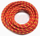 Red Yellow Cloth Spark Plug Wire