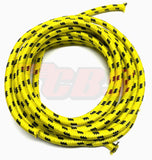 Yellow Black Cloth Spark Plug Wire
